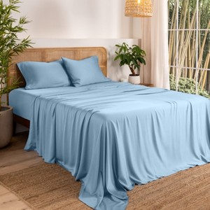 Rayon from Bamboo Solid Deep Pocket Sheet Set by Bare Home - 1 of 4