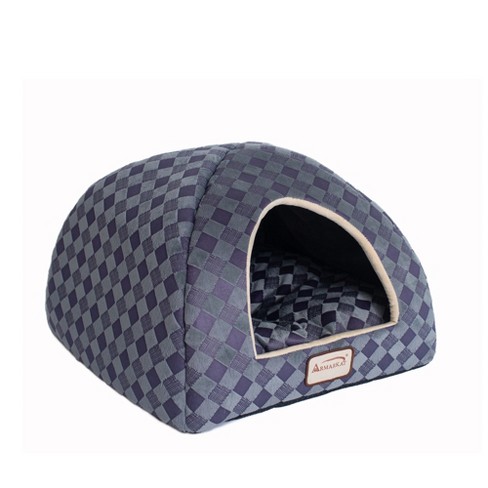 Armarkat Cat Bed C65HHG/LS, Purple Gray Combo Checkered Pattern - image 1 of 4