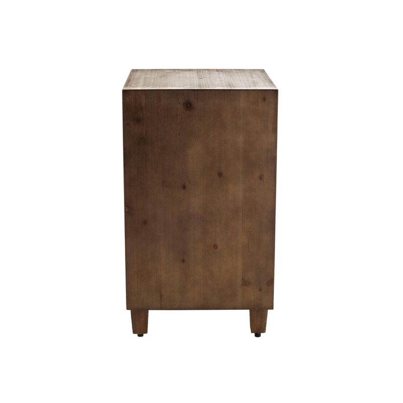 Sawyer 3 Drawer Cabinet Brown - Adore Decor, 3 of 8