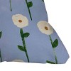 Reves et Histoires Cute Little Flowers Square Throw Pillow Blue - Deny Designs - 3 of 4