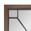 Kate and Laurel Mavis Framed Wall Mirror, 16x42, Walnut Brown - 2 of 4