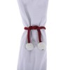 Unique Bargains Magnetic Buckle Large Faux Pearl Curtain Strap Polyester Rare Earth Magnet 2 Pcs - 4 of 4