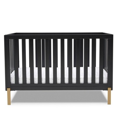 black metal convertible crib