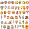 Wrapables Waterproof Vinyl Stickers, 100pcs, Sweet Treats - 3 of 4