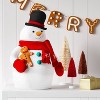 Christmas Fabric Snowman Decor Top Hat - Wondershop™ - 2 of 3