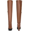 Perphy Women's Platform Block Heels Over the Knee High Boots - 2 of 4