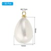 Unique Bargains Metal Bulk Elegant DIY Crafts Jewelry Making Pearl Pendant 50 Pcs - 2 of 4