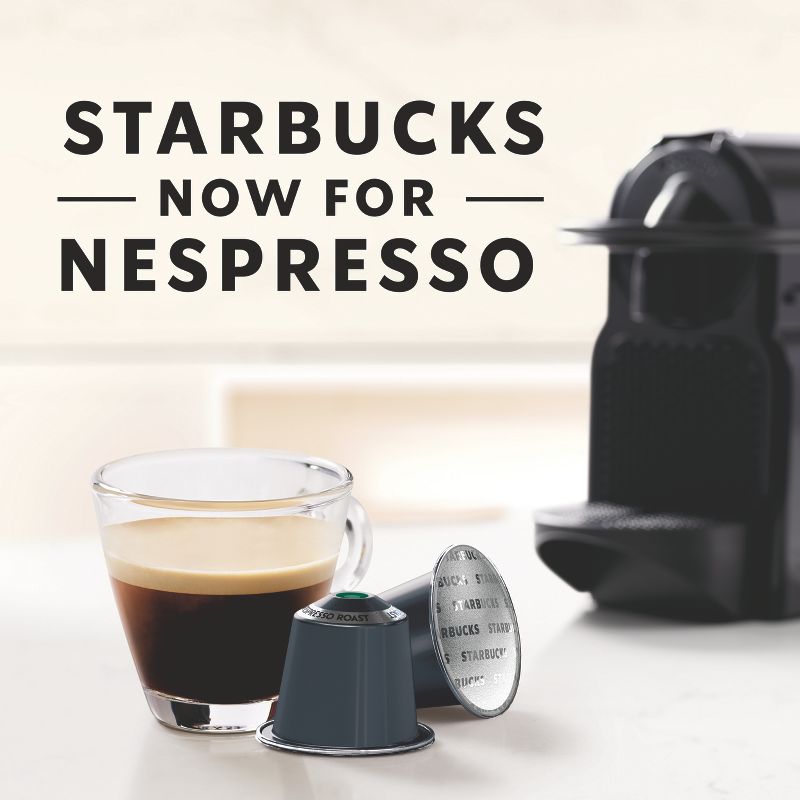 Starbucks by Nespresso Original Line Pods Dark Roast Coffee Espresso Roast - 10ct, 4 of 9