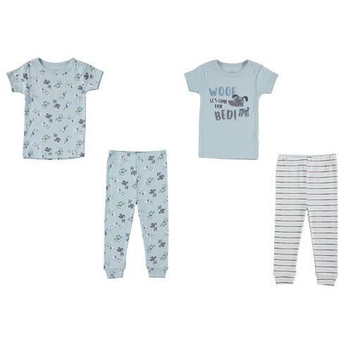 Gender-Neutral Printed Pajama Set for Kids