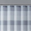 Multi-Striped Shower Curtain Gray - Truly Soft - image 4 of 4