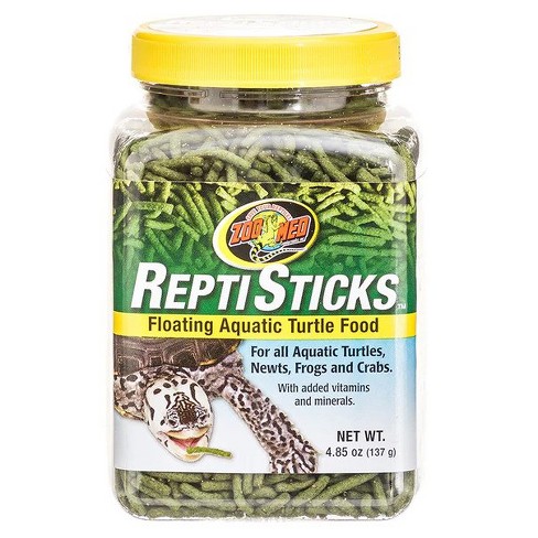 Tetra ReptoMin Floating Food Sticks, Food for Aquatic Turtles, Newts and  Frogs, 3.17 oz
