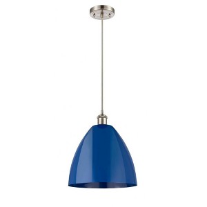 Plymouth Dome - 1 Light Cord Hung Mini Pendant In Industrial Style-14.75 Inches Tall and 12 Inches Wide - 1 of 1