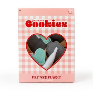 Felt Food Playsets Sweetheart Cookies -Bullseye's Playground™ - 1 of 3