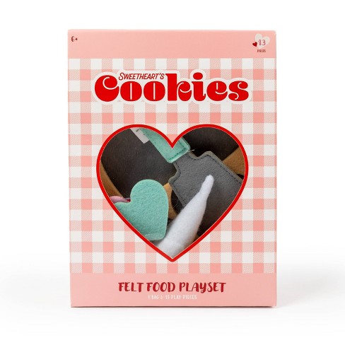 Felt Food Playsets Sweetheart Cookies -Bullseye's Playground™ - image 1 of 3