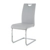 NicBex Modern Dining Chairs with Faux Leather Padded Seat,Armless Chairs with Chrome Metal Legs for Kitchen,Living Room - 4 of 4