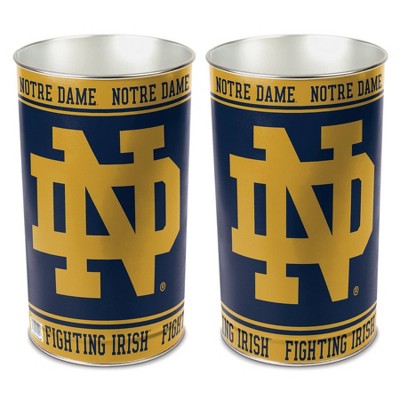 NCAA Notre Dame Fighting Irish Tin Trash Can