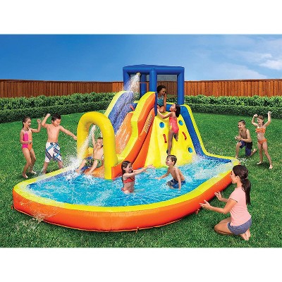 Banzai Inflatable Water Slide and Bounce House Combo Pack