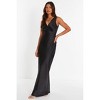 QUIZ Women's Satin Wrap Front Maxi Dress - 3 of 4