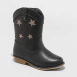 Toddler Girls' Simone Western Boots - Cat & Jack™ Black