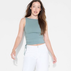 Women's Side-Tie Tank Top - Wild Fable™ - 1 of 4