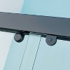 NicBex Shower Door Double Sliding Shower Doors with 5/16" (8mm) Thick SGCC Clear Tempered Glass and Aluminium Alloy Frame for Bathroom, Matte Black - 2 of 4