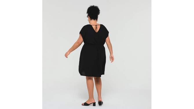 Women's Short Sleeve Mini A-Line Dress - Ava & Viv™, 2 of 10, play video