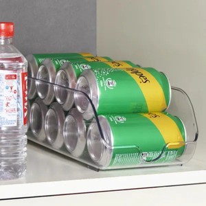 (3 pack) Clear Plastic Refrigerator Soda Can Dispenser - 1 of 4