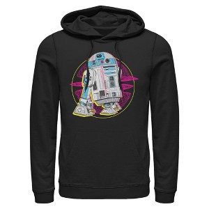Mens Star Wars R2-D2 Retro Vibes Lightweight Hoodie - 1 of 4