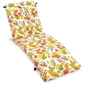 Blazing Needles, 72-inch by 24-inch Patterned Polyester Outdoor Chaise Lounge Cushion - 1 of 1