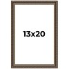 PosterPalooza | Sculpted Silver Picture Frame - UV Acrylic, Foam Board Backing, Hanging Hardware - 2 of 4