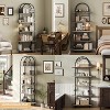 71" 5 Tier Metal Collapsible Book Shelf, Portable Freestanding Bookcase Storage Organizer for Home Office Living Room - 3 of 4