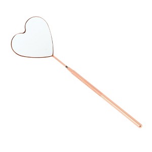 Unique Bargains Heart Pattern Lash Mirror 1 Pc - 1 of 4