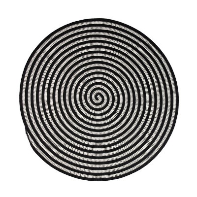 Colonial Mills Tiki Spiral Doormats - Ink Drop 65” x 65”