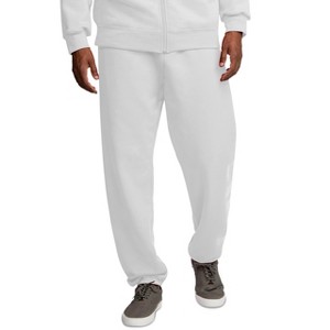 Fruit Of The Loom Mens Eversoft Fleece Extended Sizes Elastic Bottom Sweatpants - 1 of 2