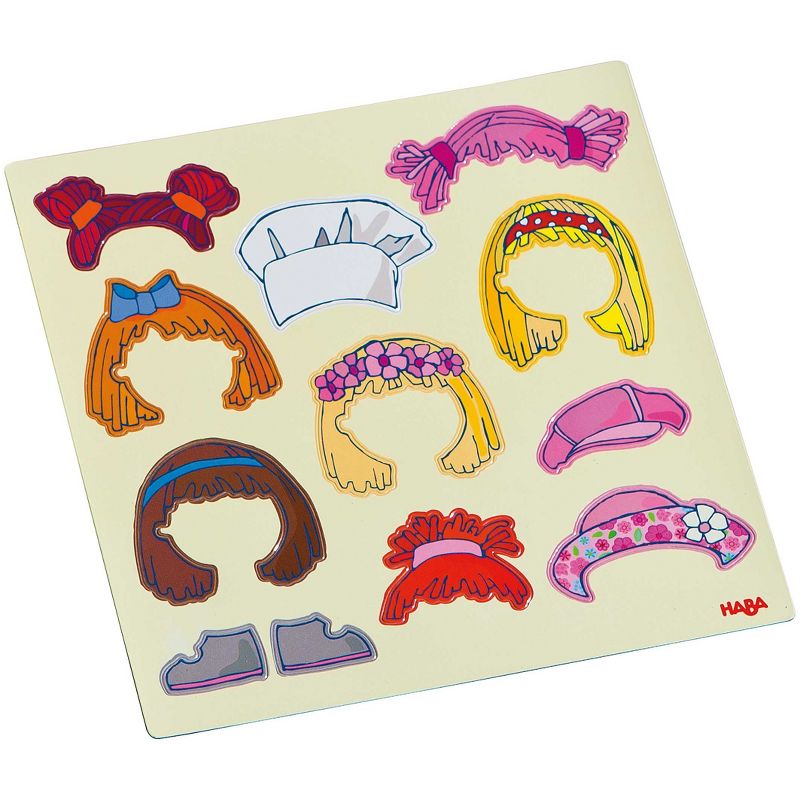 HABA Dress-up Doll Lilli Magnetic Game Box in Sturdy Metal Tin, 5 of 14