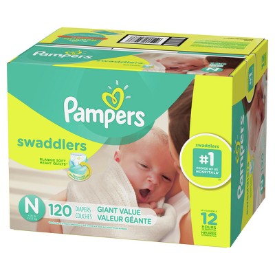 target newborn diapers pampers