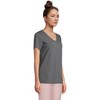 Lands' End Women's Relaxed Supima Cotton V-Neck T-Shirt - 4 of 4