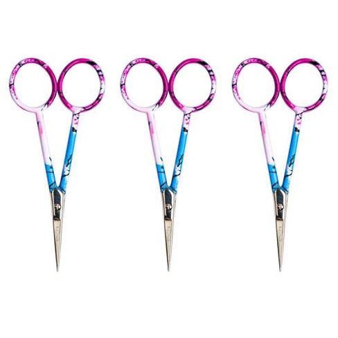 Singer Set Of 3 4 Forged Embroidery Scissors With Pastel Printed Handle :  Target