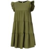 Coolmee Women Summer Mini Dress Casual Ruffle Sleeve Babydoll Dress Beach Loose Flowy Short Sundress - 2 of 4