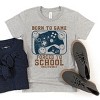 The Juniper Shop SmileyWorld Born To Game Forced To School Youth Short Sleeve Tee - 3 of 4