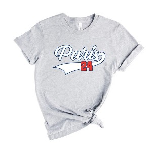 Simply Sage Market Women's Paris 24 Cursive Short Sleeve Graphic Tee - 1 of 4
