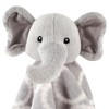 Hudson Baby Infant Animal Face Security Blanket, Elephant, One Size - 3 of 3