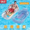 Bestway "59in Inflatable Pool Float with Headrest, Armrest & Cupholder - Ultimate Lounge Chair for Relaxation!" Gray - 4 of 4