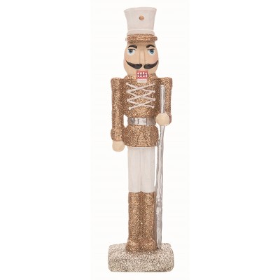 Transpac Resin Multicolor Christmas Glitz Nutcracker Decor