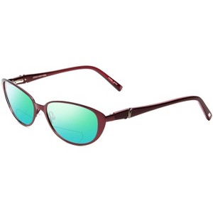 Jones NY J475 Ladies Polarized Bi-Focal Sunglasses 41 OPTIONS Burgundy Red 53 mm - 1 of 1