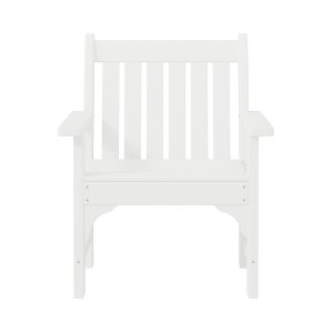 WestinTrends Outdoor Patio HDPE Adirondack Dining Arm Chair - 1 of 4