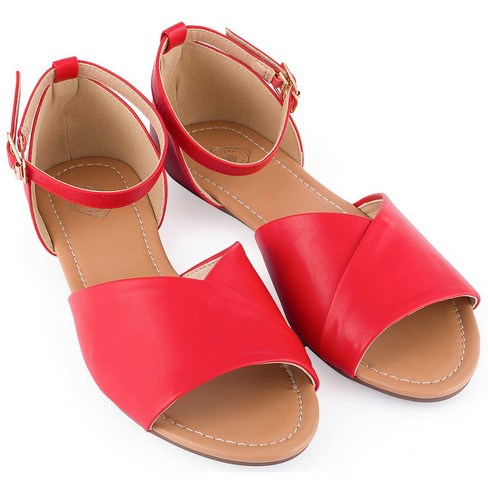 Dearfoams Ecocozy Women's Sustainable Double Buckle Sandal - Clear Blue  Size 10 : Target