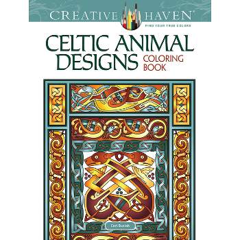 Creative Haven Celtic Animal Designs Coloring Book - (Adult Coloring Books: World & Travel) by  Cari Buziak (Paperback)