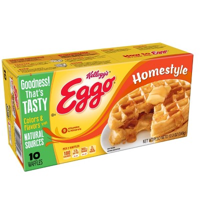 Kellogg's Eggo Waffles Frozen Homestyle - 10ct : Target