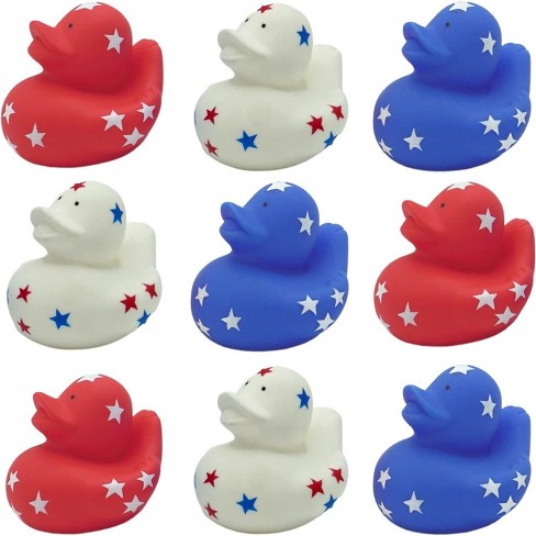 Patriotic Rubber Ducks (24 Pack) - 2 Inches Memorial Day & 4th of July Party Favors, Gifts for Kids and Adults by 4E's Novelty - image 1 of 4